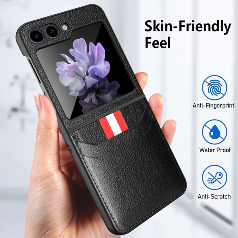 Etui Do Samsung Galaxy Z Flip 5 Skórzane Etui Na Karty