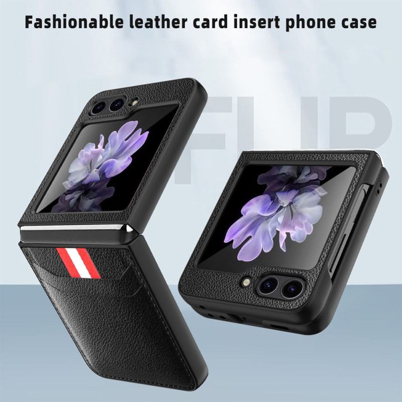Etui Do Samsung Galaxy Z Flip 5 Skórzane Etui Na Karty