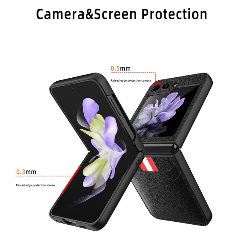 Etui Do Samsung Galaxy Z Flip 5 Skórzane Etui Na Karty