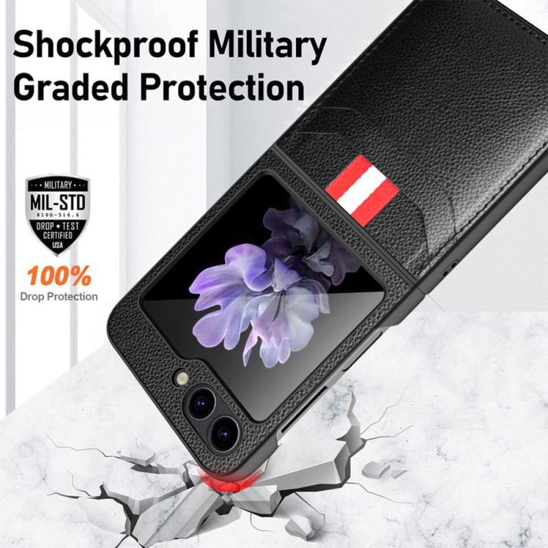 Etui Do Samsung Galaxy Z Flip 5 Skórzane Etui Na Karty