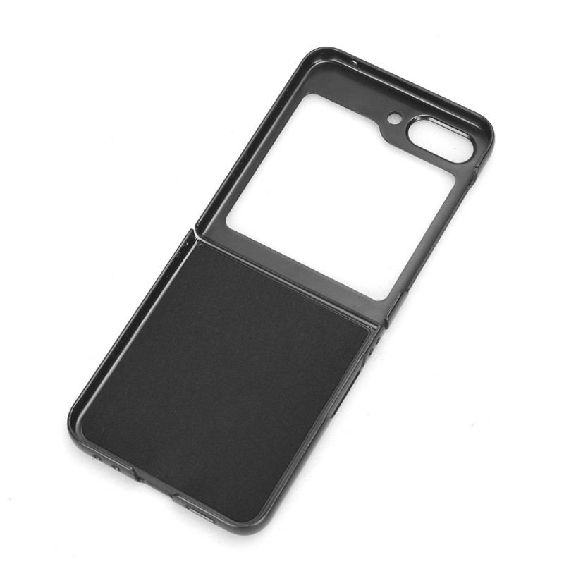 Etui Do Samsung Galaxy Z Flip 5 Skórzane Etui Na Karty Litchi
