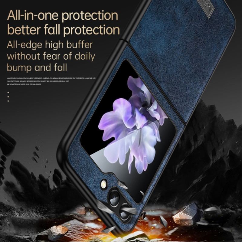 Etui Do Samsung Galaxy Z Flip 5 Sztuczna Skóra Sulada