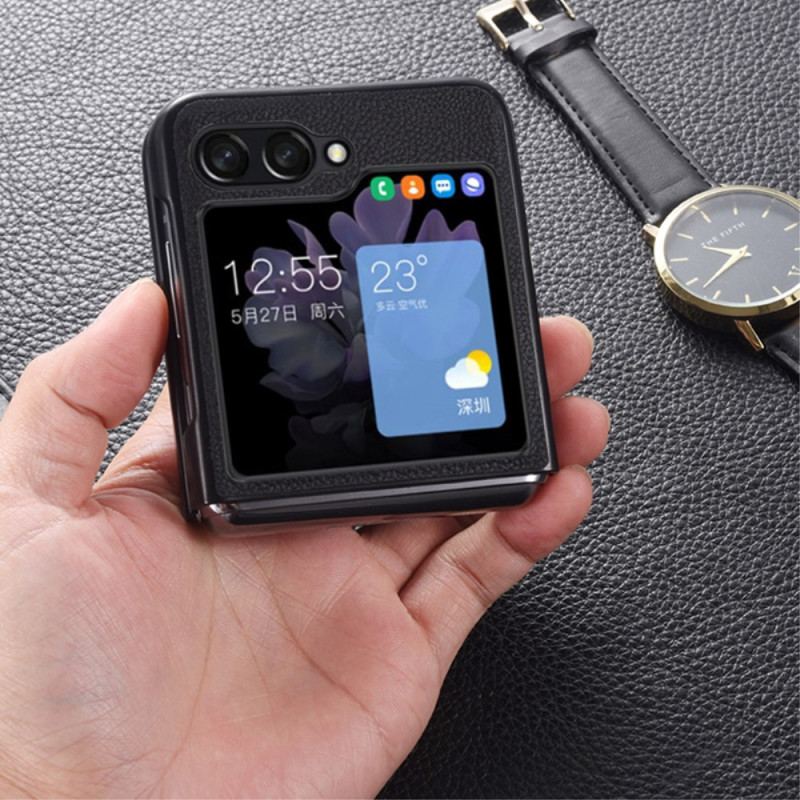 Etui Samsung Galaxy Z Flip 5 Efekt Delikatnej Skóry