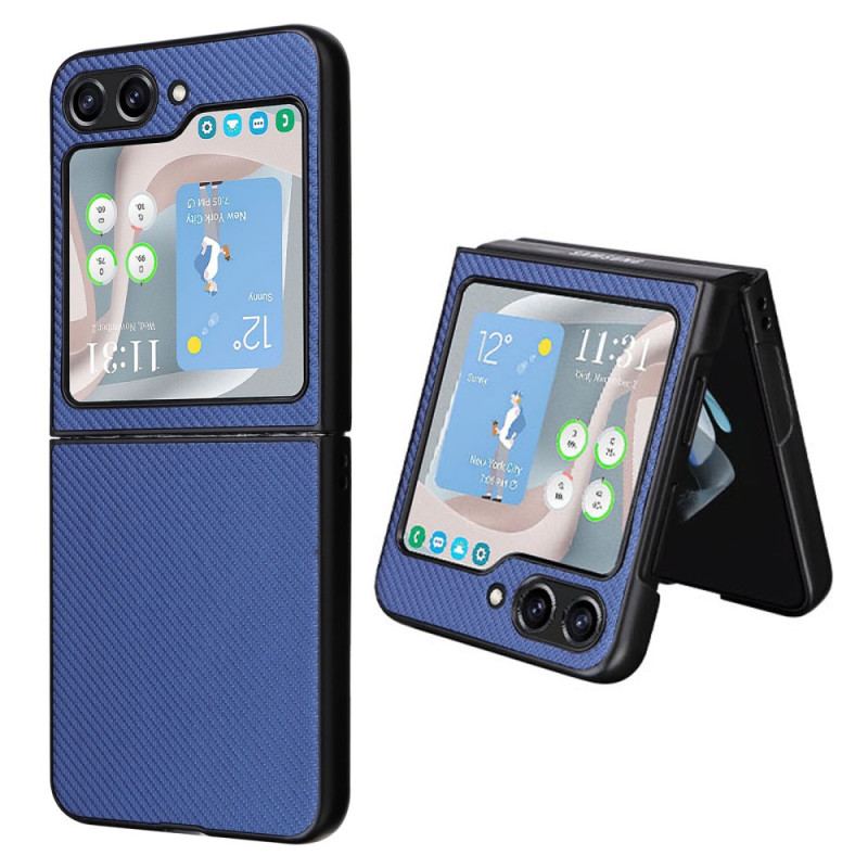 Etui Samsung Galaxy Z Flip 5 Klasyczne Włókno Węglowe Etui Ochronne