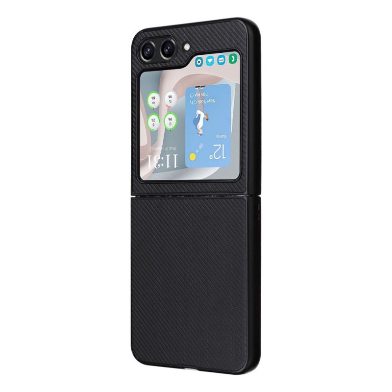 Etui Samsung Galaxy Z Flip 5 Klasyczne Włókno Węglowe Etui Ochronne