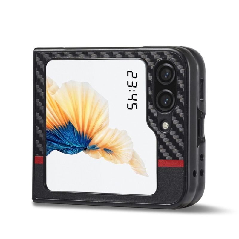 Etui Samsung Galaxy Z Flip 5 Linia Z Włókna Węglowego