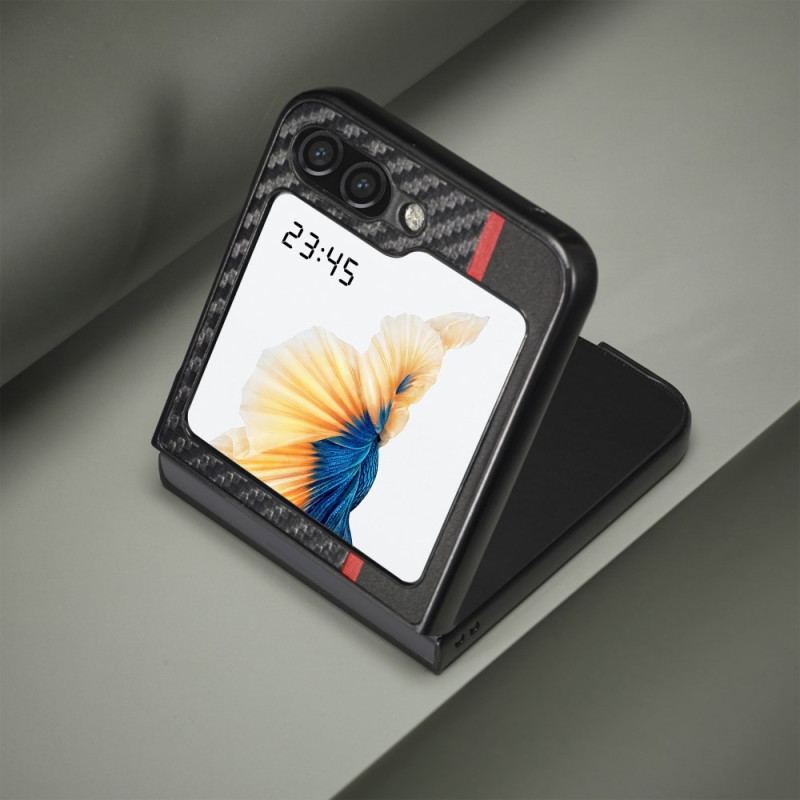 Etui Samsung Galaxy Z Flip 5 Linia Z Włókna Węglowego