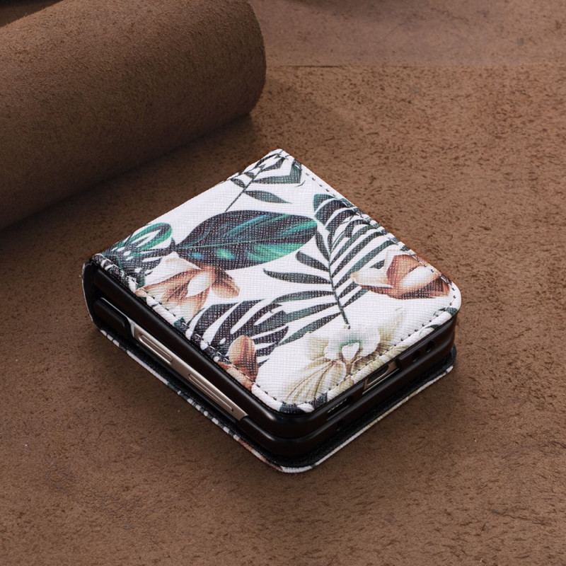Etui Samsung Galaxy Z Flip 5 Liście Etui Ochronne