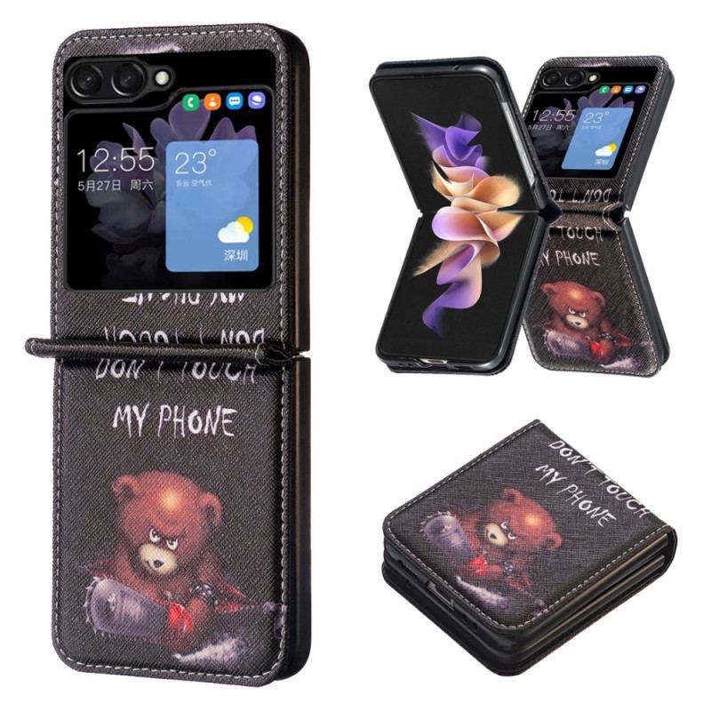 Etui Samsung Galaxy Z Flip 5 Niebezpieczny Niedźwiedź