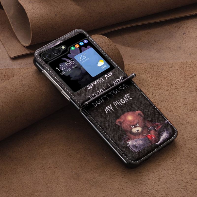 Etui Samsung Galaxy Z Flip 5 Niebezpieczny Niedźwiedź