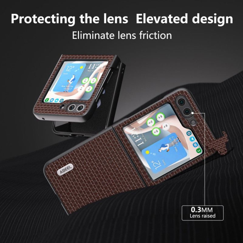 Etui Samsung Galaxy Z Flip 5 Oryginalna Skóra Abeel