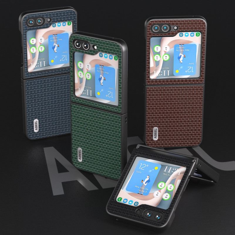 Etui Samsung Galaxy Z Flip 5 Oryginalna Skóra Abeel
