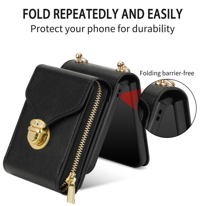 Etui Samsung Galaxy Z Flip 5 Portfel I Pasek Na Ramię