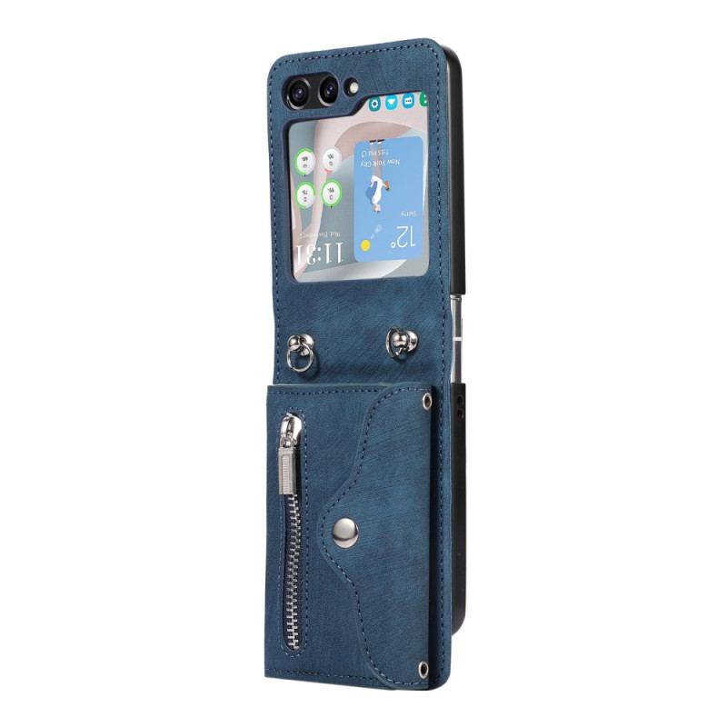 Etui Samsung Galaxy Z Flip 5 Portfel Z Paskiem Na Ramię Etui Ochronne
