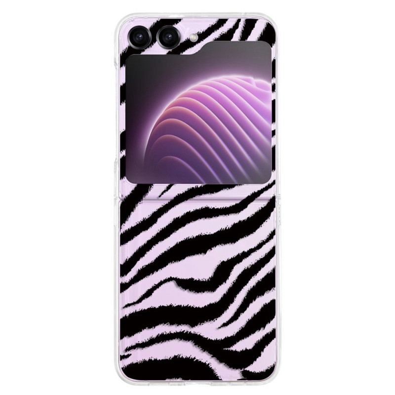 Etui Samsung Galaxy Z Flip 5 Przezroczyste Dyskretne Ślady Etui Ochronne