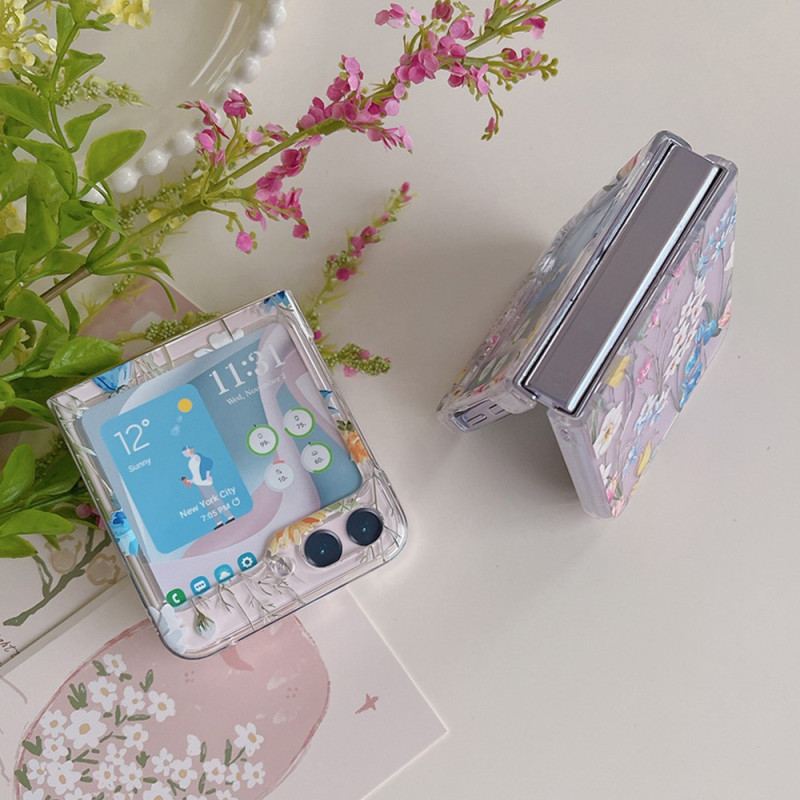 Etui Samsung Galaxy Z Flip 5 Przezroczyste Fleuretki