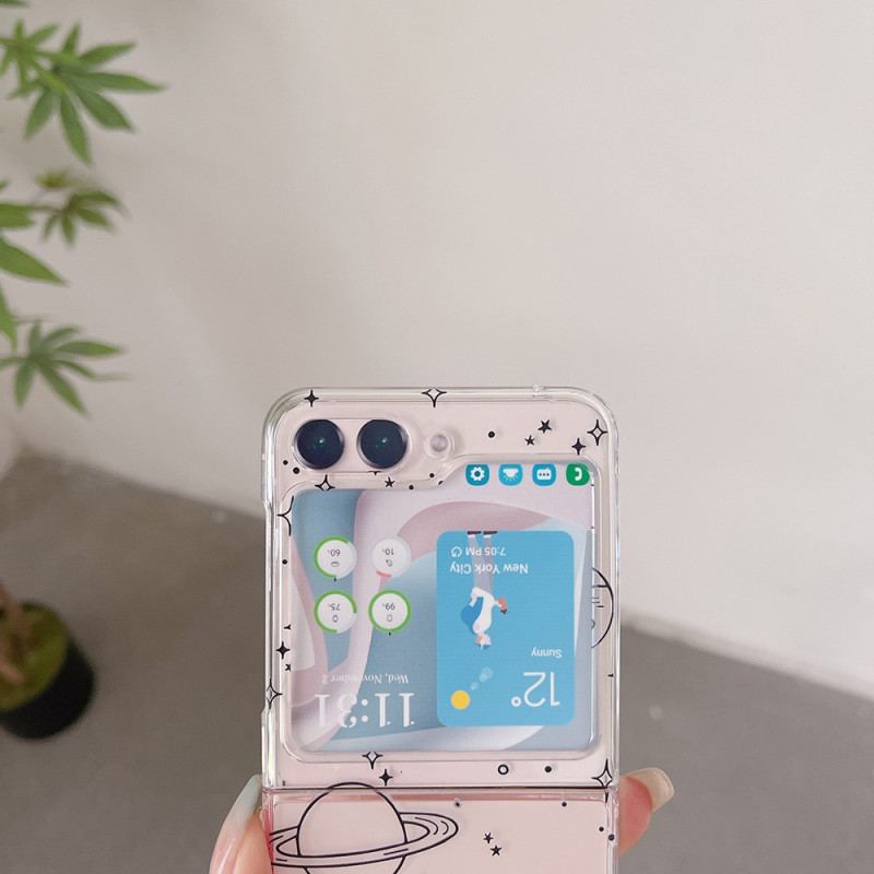 Etui Samsung Galaxy Z Flip 5 Przezroczyste Niebo