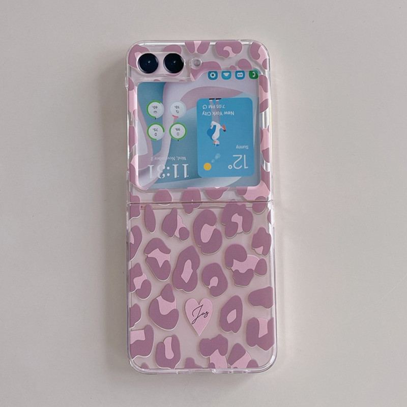 Etui Samsung Galaxy Z Flip 5 Przezroczyste Odciski Palców Etui Ochronne