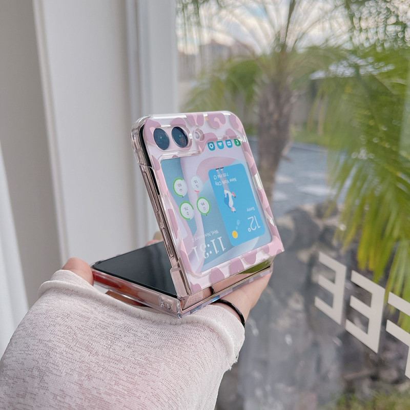 Etui Samsung Galaxy Z Flip 5 Przezroczyste Odciski Palców Etui Ochronne