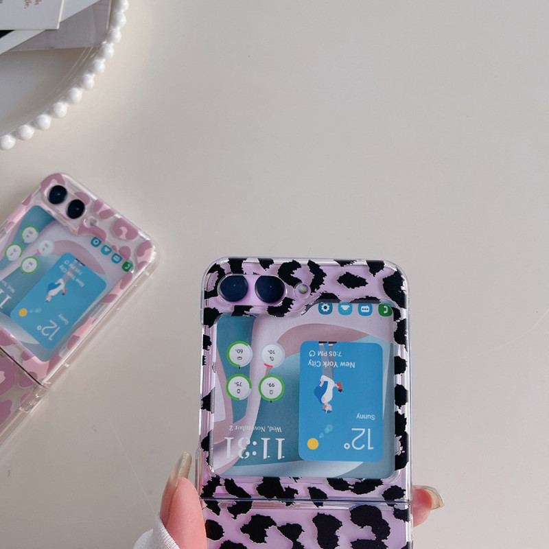 Etui Samsung Galaxy Z Flip 5 Przezroczyste Odciski Palców Etui Ochronne