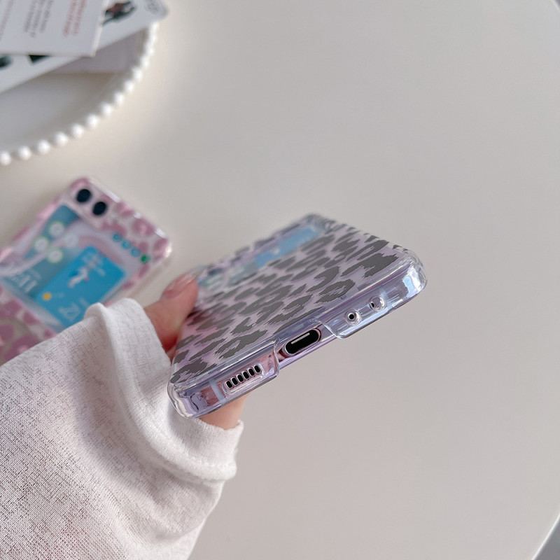 Etui Samsung Galaxy Z Flip 5 Przezroczyste Odciski Palców Etui Ochronne