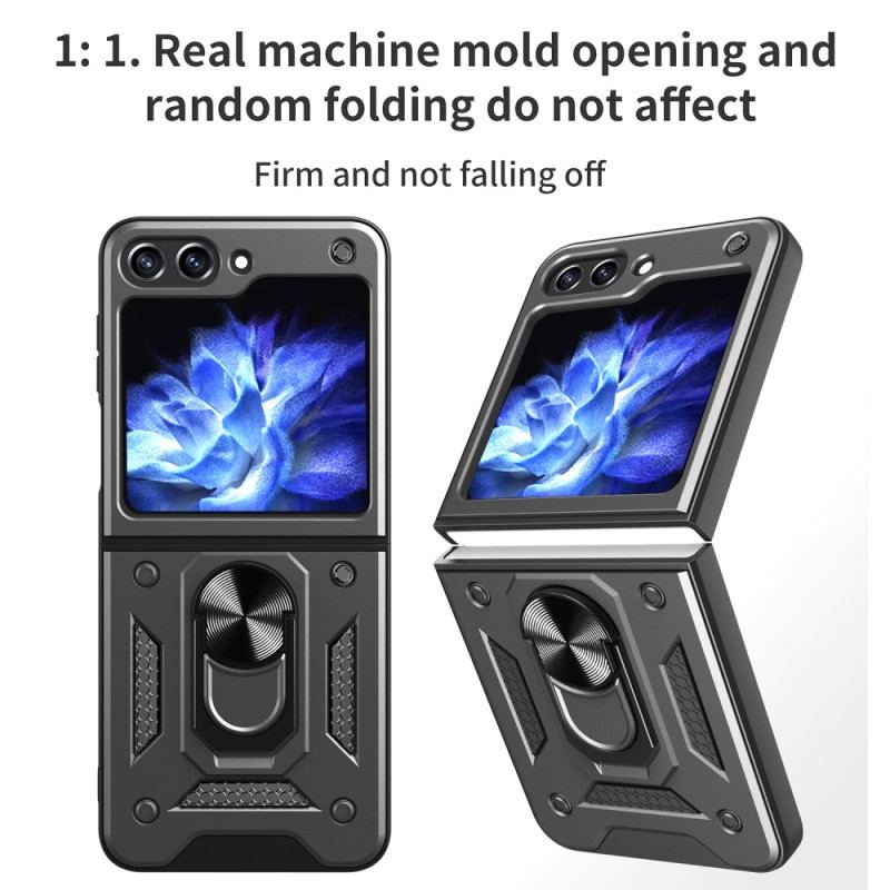 Etui Samsung Galaxy Z Flip 5 Sztywny Z Pierścieniem Podporowym