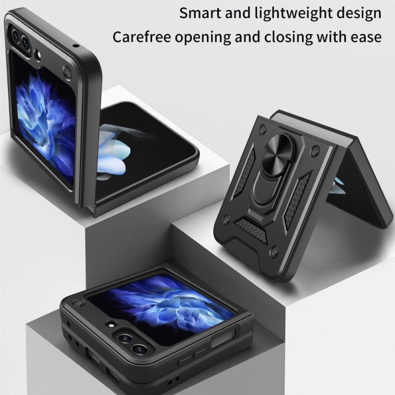 Etui Samsung Galaxy Z Flip 5 Sztywny Z Pierścieniem Podporowym