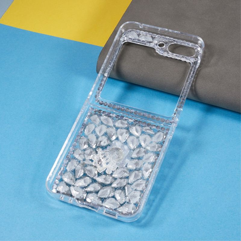 Etui Samsung Galaxy Z Flip 5 Uroki Białej Róży Etui Ochronne