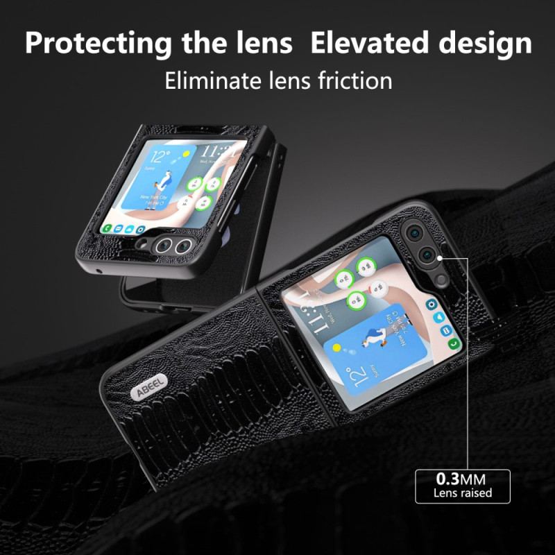Etui Samsung Galaxy Z Flip 5 Wzór Krokodyla Abeel Etui Ochronne