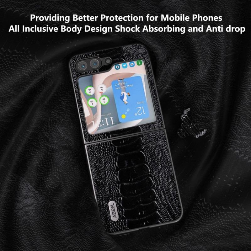 Etui Samsung Galaxy Z Flip 5 Wzór Krokodyla Abeel Etui Ochronne