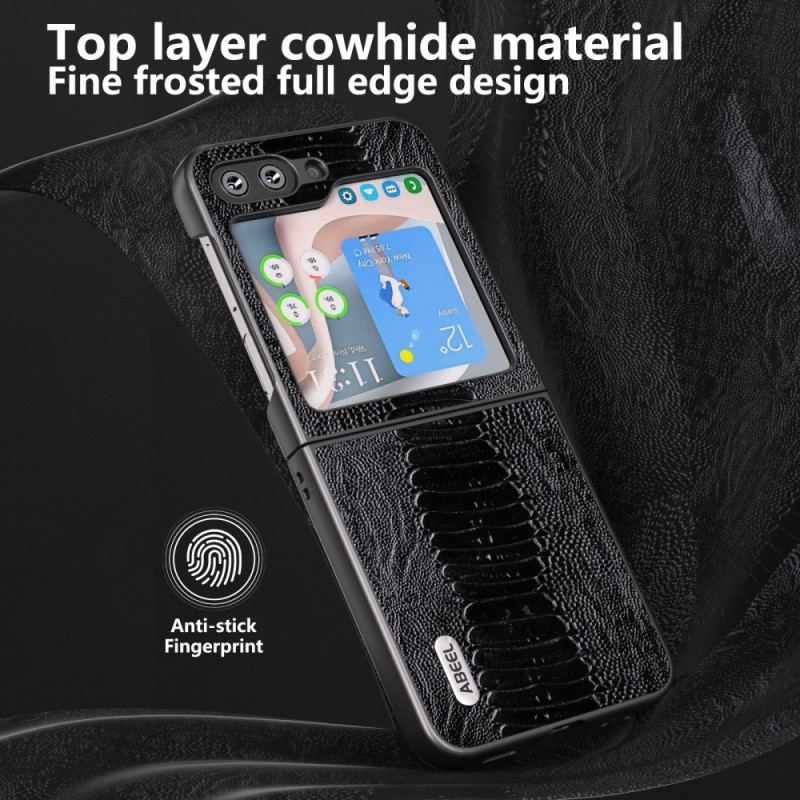 Etui Samsung Galaxy Z Flip 5 Wzór Krokodyla Abeel Etui Ochronne