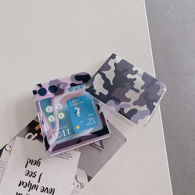 Futerały Samsung Galaxy Z Flip 5 Etui Na Telefon Jednolity Wzór Kamuflażu