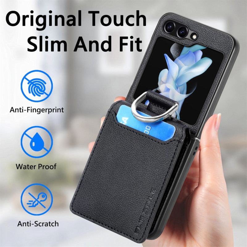 Futerały Samsung Galaxy Z Flip 5 Etui Na Telefon Etui Na Karty I Pierścionek
