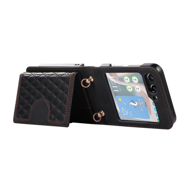 Futerały Samsung Galaxy Z Flip 5 Etui Na Telefon Portfel I Pasek Na Ramię