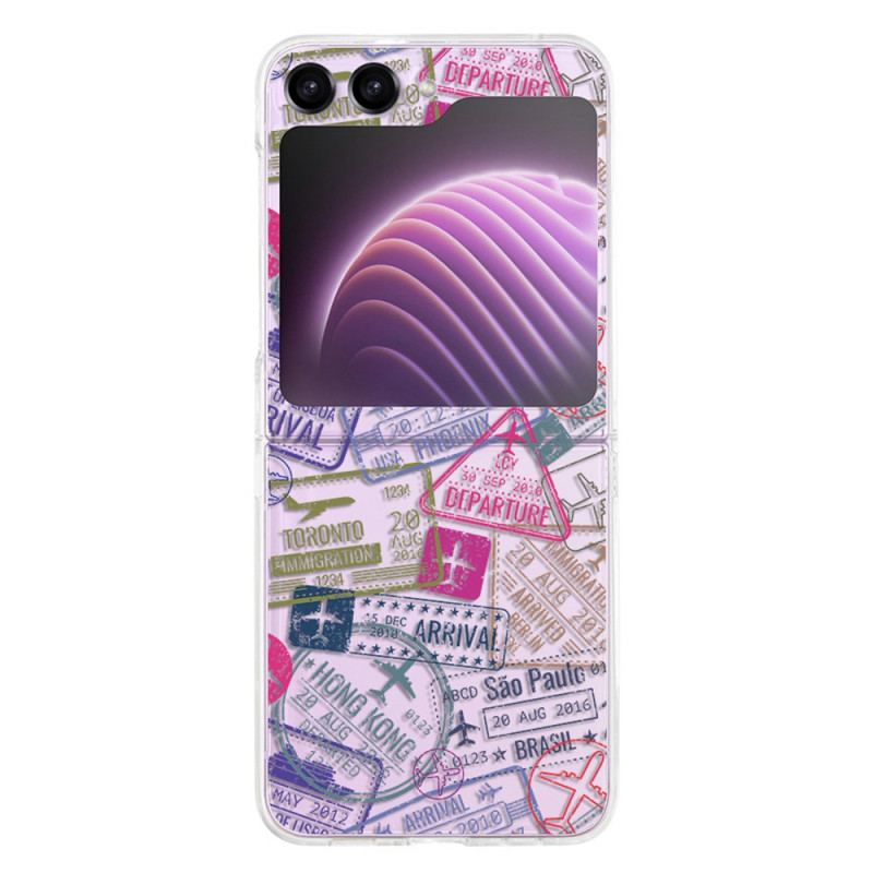 Futerały Samsung Galaxy Z Flip 5 Etui Na Telefon Przejrzysta Podróż