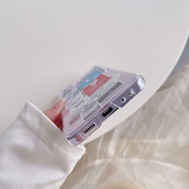 Futerały Samsung Galaxy Z Flip 5 Etui Na Telefon Przejrzysta Podróż