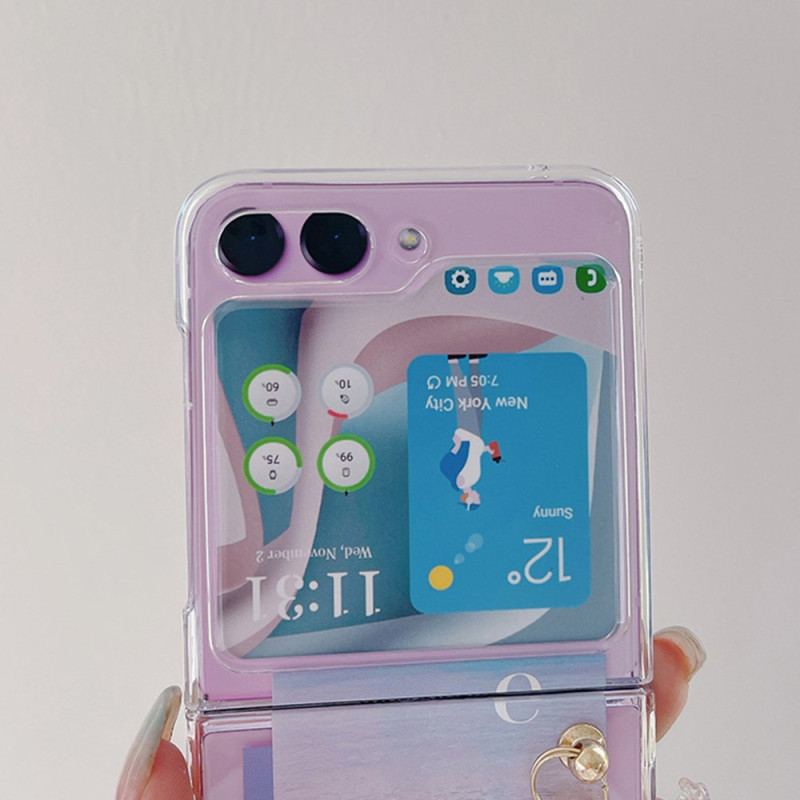 Futerały Samsung Galaxy Z Flip 5 Etui Na Telefon Przezroczyste Miejsce Docelowe