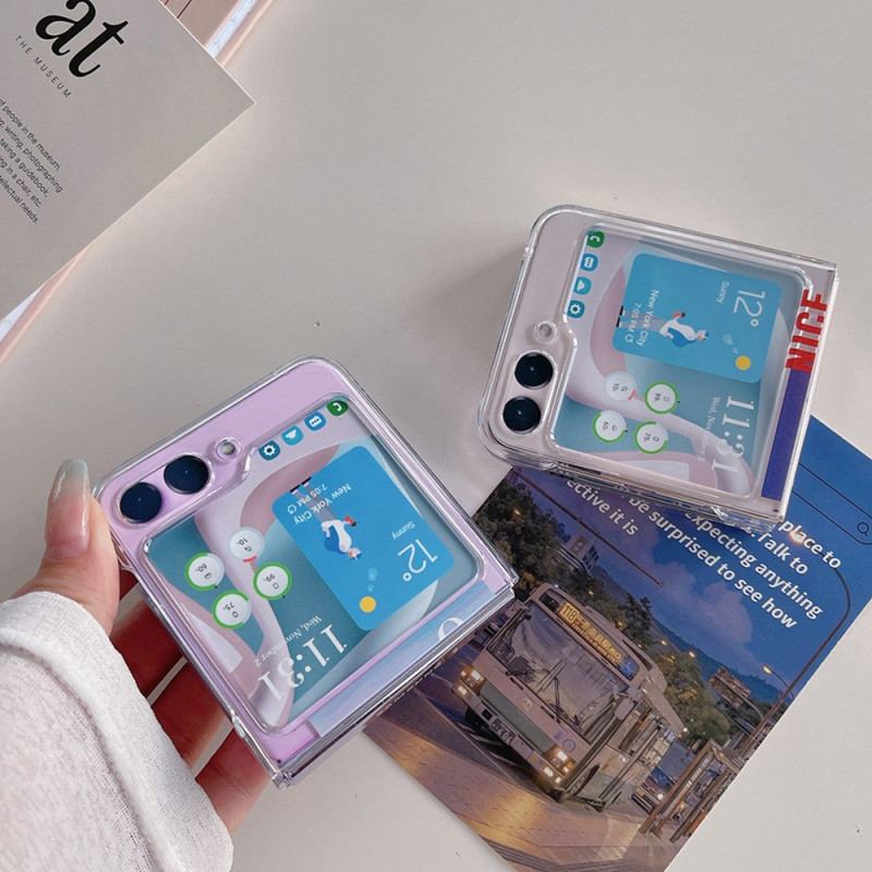 Futerały Samsung Galaxy Z Flip 5 Etui Na Telefon Przezroczyste Miejsce Docelowe