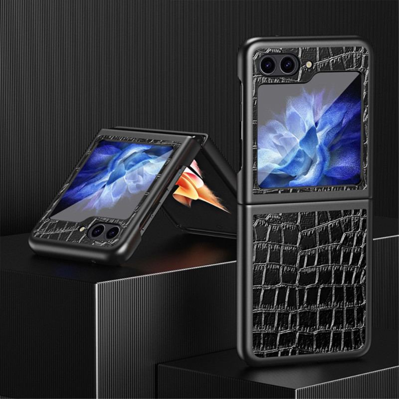 Futerały Samsung Galaxy Z Flip 5 Etui Na Telefon Styl Krokodyla