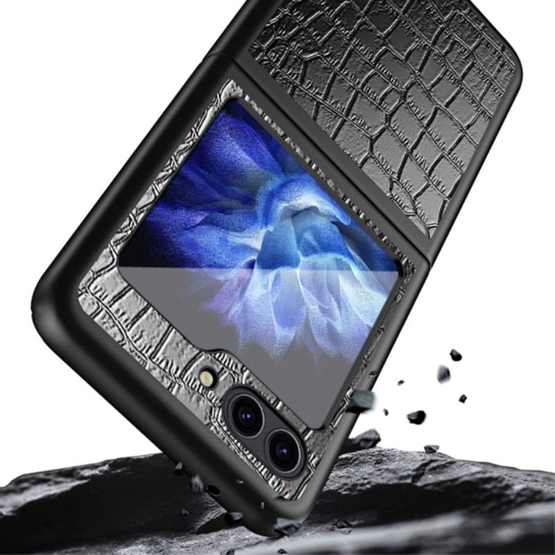 Futerały Samsung Galaxy Z Flip 5 Etui Na Telefon Styl Krokodyla