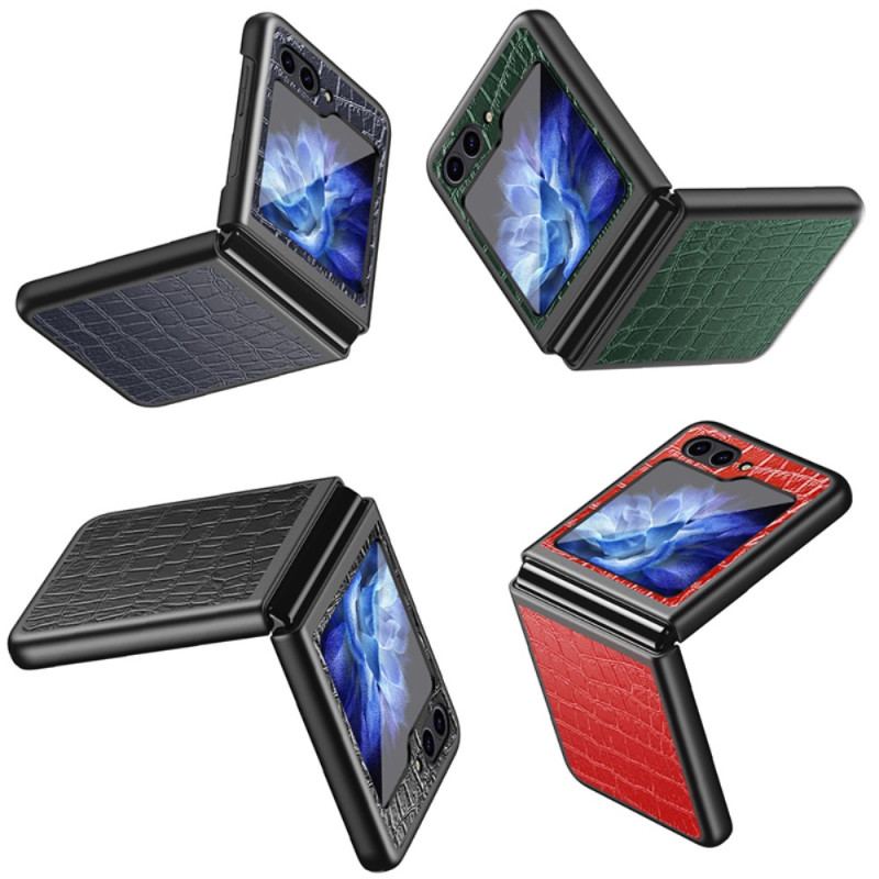 Futerały Samsung Galaxy Z Flip 5 Etui Na Telefon Styl Krokodyla