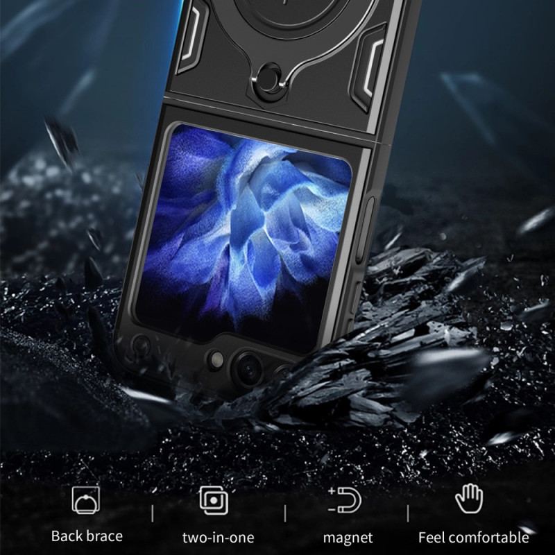 Futerały Samsung Galaxy Z Flip 5 Etui Na Telefon Zintegrowany Pierścień Podtrzymujący