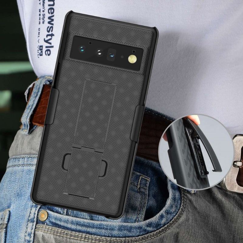 Futerały do Google Pixel 6 Pro Integralny Z Zaczepem Na Pasek