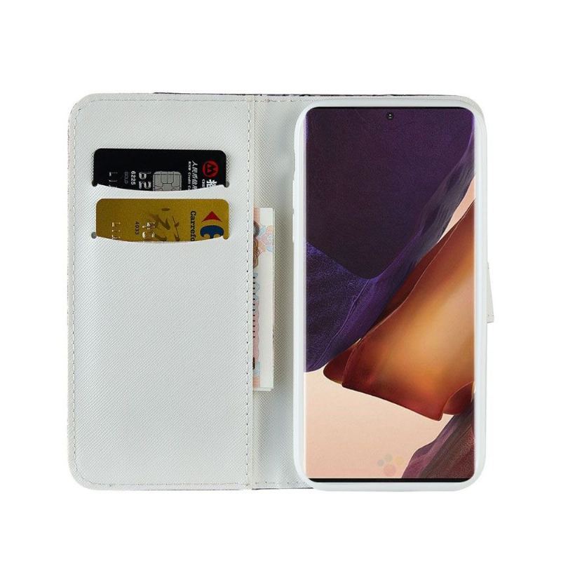 Etui do Samsung Galaxy Note 20 Ultra Croc Effect Glamour Cekiny