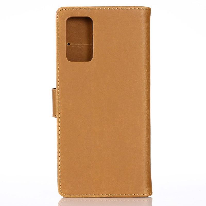 Etui do Samsung Galaxy Note 20 Ultra Obrzeża Etui Folio Retro Skórzany Efekt