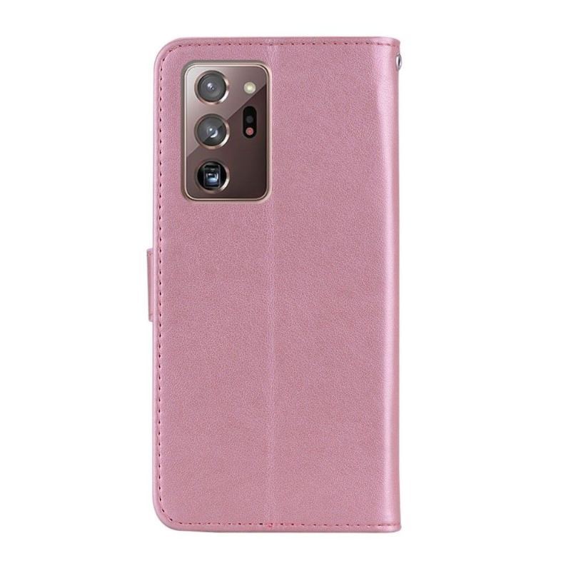 Etui Folio do Samsung Galaxy Note 20 Ultra Wytłaczana Sowa
