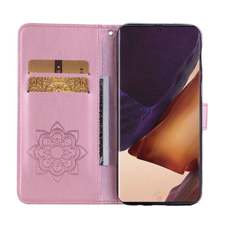 Etui Folio do Samsung Galaxy Note 20 Ultra Wytłaczana Sowa