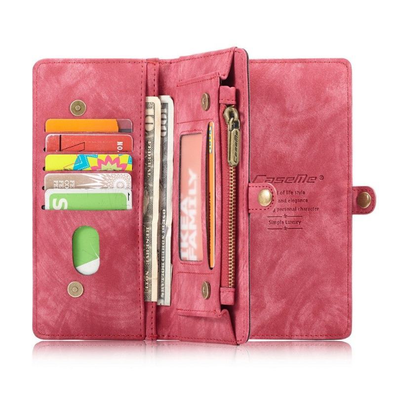 Futerały Etui Folio do Samsung Galaxy Note 20 Ultra 2w1 Czerwony Zielony