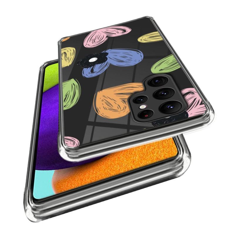 Etui Do Samsung Galaxy S24 Ultra 5g Kolorowe Serca