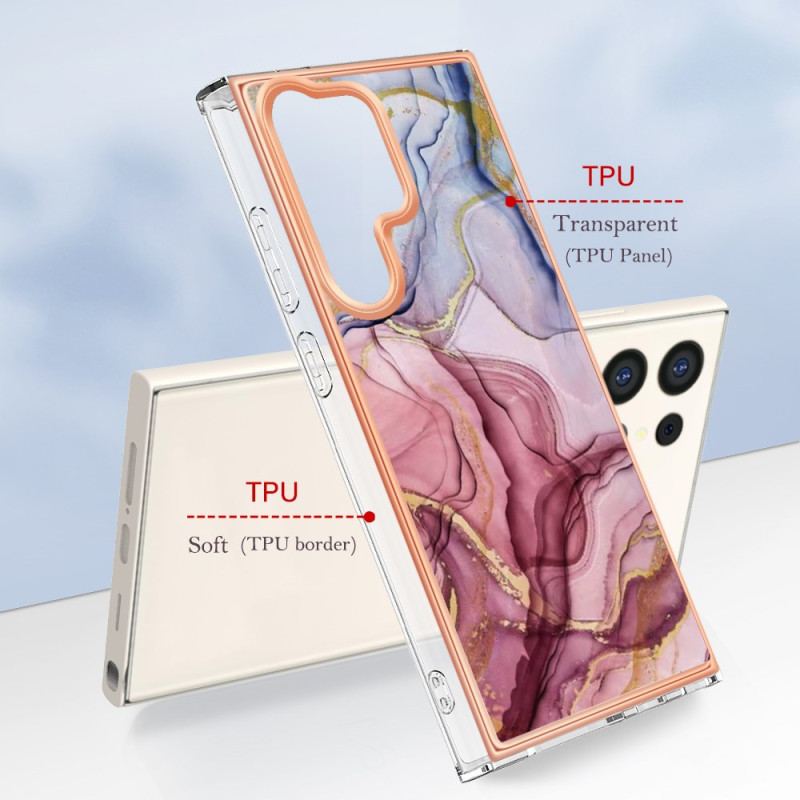 Etui Do Samsung Galaxy S24 Ultra 5g Marmurowy Wzór